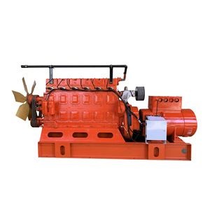 Groupe électrogène au gaz GPL/GNC, couleur rouge, fabriqué à Shandong Weifang, pour la production d'énergie - Product Image 1