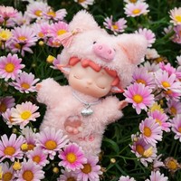Nuevo Heyone Mimi Little Monster Series caja ciega hecha a mano muñeco de peluche juego de moda lindo colgante muñecas caja misteriosa Kawaii juguete para regalo