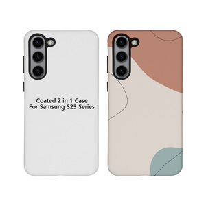 Ốp điện thoại trống in chuyển nhiệt 3D 2 trong 1, phủ TPU, <span class=keywords><strong>PC</strong></span> tùy chỉnh cho Samsung Galaxy S22 S23 S24 S25 Ultra - Product Image 3