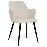 Chaise de salle à manger moderne en tissu de haute qualité, confortable pour la salle à manger, le restaurant et la cuisine