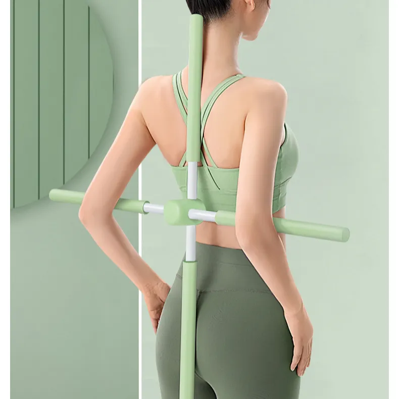 U-HOME strumento elasticizzato che apre la spalla che corregge il gobbo bastone da Yoga nuovo Design durevole bastone aperto posteriore