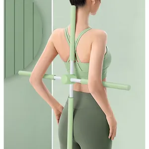 Herramienta de estiramiento para el hombro, corrección de jorobado, palo de Yoga, nuevo diseño, duradero, con espalda abierta
