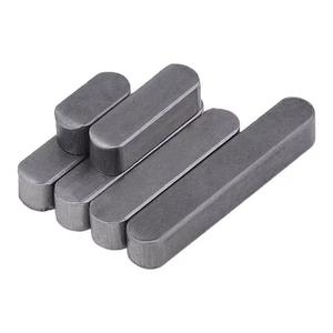 Chaveta Paralela <span class=keywords><strong>DIN6885</strong></span> Personalizada Redonda 5*5*10 y Chaveta Plana de Acero al Carbono con Extremos Cuadrados 4*4*10 - Product Image 3