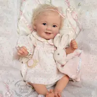 Muñecas de bebé de silicona de cuerpo completo de 20 pulgadas, muñecas de bebé Reborn baratas, muñeca de bebé de silicona suave