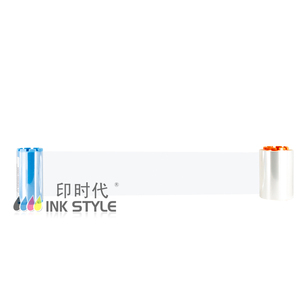 Compatibile per stampante Hiti CS220e CS200e ID Card Ultra <span class=keywords><strong>viola</strong></span> nastro CS-2 colore rosso UV-1000 immagini - Product Image 2