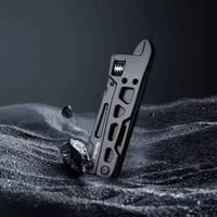 Outil multifonction pliable d'extérieur 9-en-1 : Pince, tournevis, scie à bois, couteau de camping et de randonnée, outil mécanique EDC NE20391