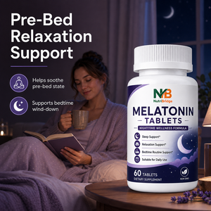 <span class=keywords><strong>Compresse</strong></span> di Melatonina a Rilascio Prolungato per il Sonno Notturno, Compatibili con Diete Chetogeniche, Etichetta Privata - Product Image 4