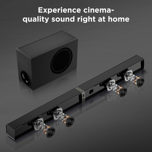 2.1 Channel <strong>TV</strong> Soundbar <strong>Speaker</strong> - WirelessBT Sound bar Home Theater Stereo System with Subwoofer HDMI-ARC Optical USB AUX - Product Image 4