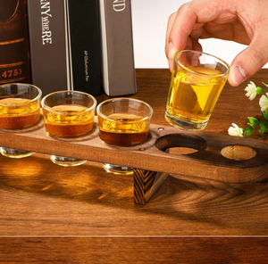 Producto de madera personalizado para uso en bares de fiesta adecuado para probar y servir cerveza, vino, whisky, Tequila - Product Image 4