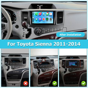 9 дюймов Gps стерео аудио Android мультимедиа Carplay сенсорный экран автомобильный Радио плеер с Carplay для <span class=keywords><strong>Toyota</strong></span> <span class=keywords><strong>Sienna</strong></span> 2011 2012 2013 2014 - Product Image 4