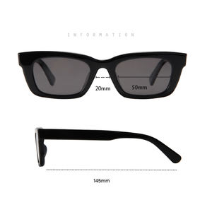 2024ผลิตจากอิตาลีอะซิเตท<span class=keywords><strong>แว่นตา</strong></span>ทรงสี่เหลี่ยมผืนผ้าหรูหราทันสมัยดีไซน์โลโก้ตามสั่ง - Product Image 3