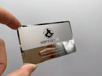 Cartes en métal personnalisées Cartes en métal brossé de haute qualité Impression de logo Gunmetal Cartes de visite d'adhésion