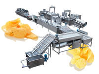 Machine à fabriquer des chips de pommes de terre entièrement automatique populaire et nouvelle pour les restaurants et les usines de fabrication