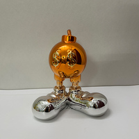 Modèle Chrome Dollar Mickey Love pour sculpture artistique, artisanat en résine, décoration intérieure, cadeau de mariage, meuble de salon