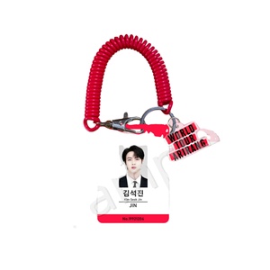 Llavero con Foto de Ídolo Personalizado, Colgante Acrílico con Cordón en Espiral para Decoración de Bolsos para Fans del K-pop - Product Image 1