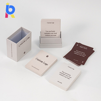 Cartes d'affirmation de l'amour-propre personnalisées pour la famille avec design personnalisé, papier durable, boîte à couvercle magnétique écologique