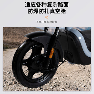 Bicicleta Eléctrica Urbana Cool Horse con Batería de Plomo-Ácido de 45 kg, Frenos de Cubo Delantero y Trasero, Tipo Estándar, Vehículo Inteligente - Product Image 3