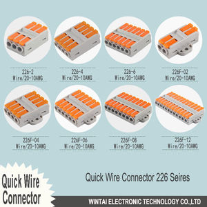 Wintai-Tech konektor kabel Splice, 1 dalam 1 keluar 32A 250V konektor kawat cepat - Product Image 5
