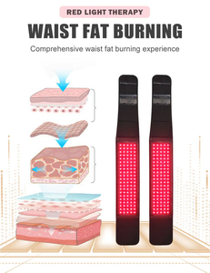 Sabuk Terapi Cahaya Merah Ideatherapy untuk Perawatan Pinggang, Bahan Ramah Kulit, untuk Menghilangkan Rasa Sakit, Inframerah Portabel untuk Tubuh - Product Image 4