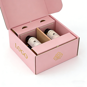 กล่องพิมพ์ลายตามสั่งสำหรับ<span class=keywords><strong>ขวด</strong></span> กล่องกระดาษคราฟท์รักษ์โลกเคลือบเงา UV สำหรับ<span class=keywords><strong>ขวด</strong></span> - Product Image 3