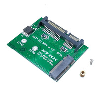 Tarjeta Adaptadora de Disco Duro de Estado Sólido M.2 NGFF SSD a SATA Sata3 de 2.5 Pulgadas de Altura Media