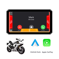 Sistem Android Motor 6 Inci Carplay Android Auto, Dashcam Motor, Navigasi GPS dan Radar BSD M12 Pro