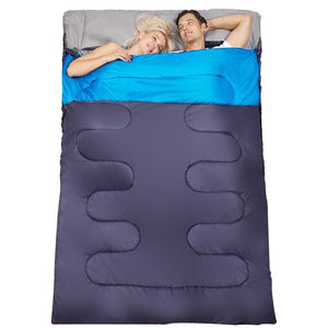 Sac de couchage double d'hiver E-RIKE de haute qualité-20 sacs de couchage de camping pour couple de pieds chauds avec 2 oreillers - Product Image 2