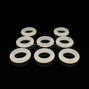 High Temperature Food Grade Silicon O-ring Seal Clear Transparent Vmq Oring Gasket Flat Round Silicone O Ring