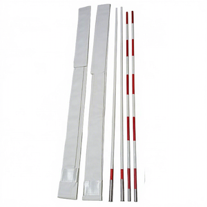 เสาอากาศไฟเบอร์กลาสสีแดงและสีขาวสำหรับการแข่งขันวอลเลย์บอล - Product Image 1