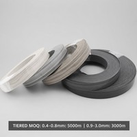 Fabricant professionnel chinois de ruban de bordure en PVC blanc mat avec adhésif thermofusible pré-collé pour armoires