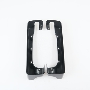 Extensions de sacoche dure noire à double coupe de 4 pouces pour <span class=keywords><strong>Harley</strong></span> Touring Models1994-2013 vente directe d'usine - Product Image 4