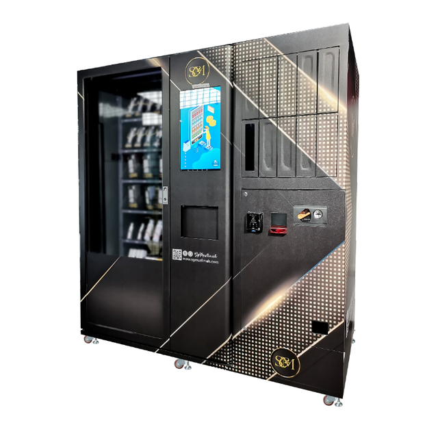 2024 New Infrared Sensor Cosmetic Beauty Business Bottled Perfume Vending Machine with Lift