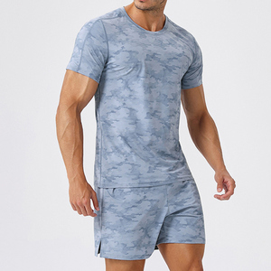 <span class=keywords><strong>Ropa</strong></span> Deportiva para Hombre, Conjunto de Camiseta y Pantalones Cortos Deportivos, Paquete de 2, para Baloncesto, Fútbol, Ejercicio, Entrenamiento, Running, Gimnasio - Product Image 2