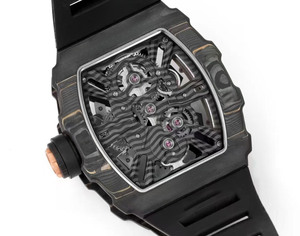 Modern High-end Top-quality Luxury 1201 Black Carbon Fiber <b>Skeletonized</b> Tourbillon <b>Automatic</b> Mechanical <b>Watch</b> for Men - Product Image 5