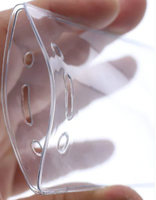 Porte-badge en PVC transparent Bestom, porte-badge souple en plastique pour infirmière, porte-badge pour les soins de santé et médicaux, modèle 1840-5060