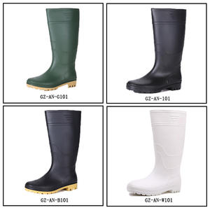 Goedkope, lichtgewicht, waterdichte, slijtvaste, antislip PVC regenlaarzen voor mannen, geschikt voor landbouw, boswerk en vissen. - Product Image 3