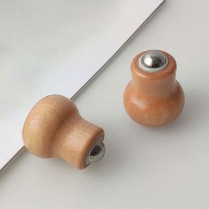 Wholesale Wooden Handle <b>Ball</b> Face <b>Massager</b> Facial Roller for Relaxation Skincare Gift - Product Image 5