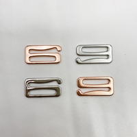 Venta al por mayor hebillas de metal cierres deslizantes para bikini accesorios de baño