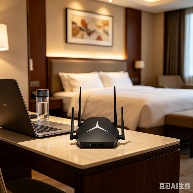 Portable 1200Mbps Dual Band 2.4G 5G 2 LAN Ports Signal Booster WiFi Extender for Travel Hotel Room Use