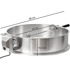 <span class=keywords><strong>Kit</strong></span> de Asador Eléctrico de Acero Inoxidable para Parrillas Tipo Kettle, Asador Motorizado Universal para <span class=keywords><strong>Barbacoa</strong></span>, Varilla Giratoria para Asar al Aire Libre - Product Image 4