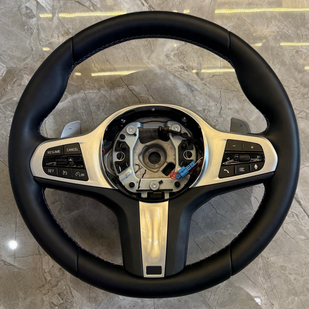 Custom G Chassis Leather Steering Wheel (BMW Fitment), photo 4
