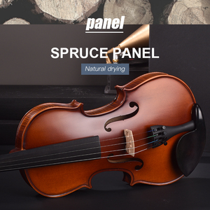 4/4 handmade rắn vân sam Maple Matte Đức Acoustic sinh viên Violin bán buôn - Product Image 3