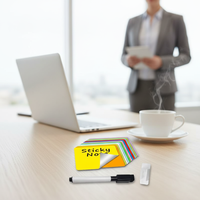 UCI Blocs-notes décoratifs amovibles et effaçables à sec, design Art Déco personnalisé, pour améliorer l'efficacité au travail
