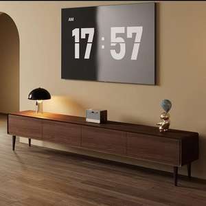 Meuble TV de salon en bois de haute qualité pour appartement et hôtel, avec banc intégré - Product Image 2