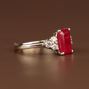 Anillo de Compromiso con Diamante Cultivado en Laboratorio de 2.5 Quilates para Mujer, Joyería Fina Premium en Plata, Oro de 10K, Oro de 14K, Oro de 18K, Anillo de Novia de Lujo - Product Image 3