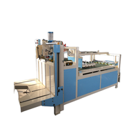 Máquina Semiautomática para Pegar y Doblar Cartón Corrugado / Máquina para Fabricar Cajas con Pegamento