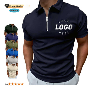 Wholesale Custom Men's Solid Pattern Casual Sports Blank White Shirts Custom Multi Colors Basic Polo Golf T-shirts