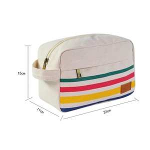 Trousse de Maquillage Zippée Tendance Écologique pour Hommes et Femmes, Idéale Voyage et Extérieur, Vente en Gros, Dernière Collection pour Sacs Personnalisés en Toile - Product Image 4