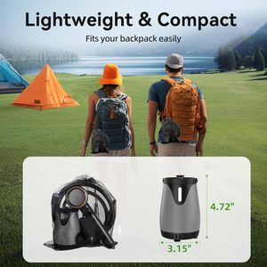 <span class=keywords><strong>Douche</strong></span> de <span class=keywords><strong>camping</strong></span> portable nouvelle génération, 6000 mAh rechargeable, étanche IPX8, pression améliorée, 5 modes de pulvérisation, pompe de pulvérisation pour la tête de <span class=keywords><strong>douche</strong></span> - Product Image 4