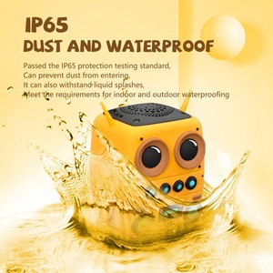 2024 nouveau mignon dessin animé jaune homme extérieur IP65 étanche HIFI haut-parleur son Portable bureau sport cadeaux haut-parleur sans fil - Product Image 5
